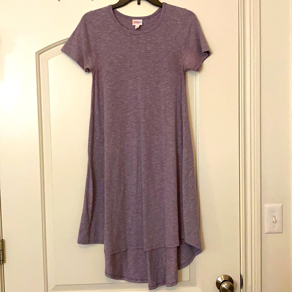 Comfy purple striped Carly dress